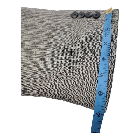 Jos A Bank Jacket Mens 50 L Signature Collection Gray Silk Camelhair Blazer - Picture 6 of 13